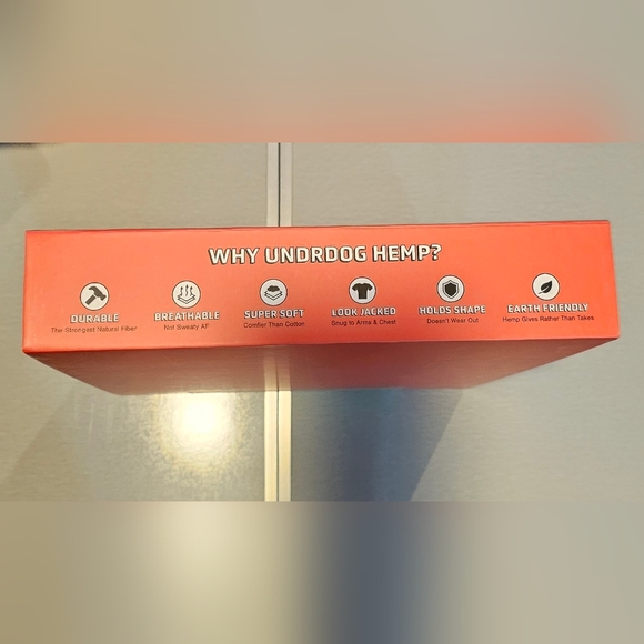 UndrDog Hemp Black T-Shirt 2XL with Certificate - Picture 3 of 3